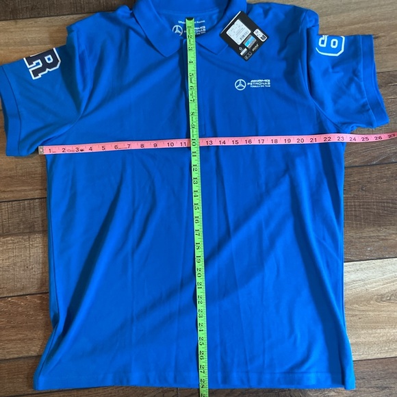 Mercedes AMG F1 Short Sleeve Polo Shirt New Size Extra Large - Picture 11 of 11